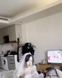 TS系列御姐美妖方筱甜婚纱直男